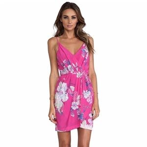 YUMI KIM Dress Jayne Floral Silk Japanese Pink XS